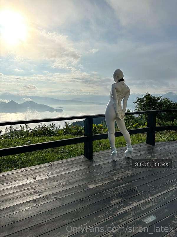 White rubber doll in Heaven.