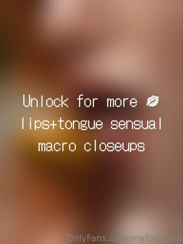 ***LIPS + TONGUE*** SENSUAL MACRO CLOSEUPS
Do u like olives ..