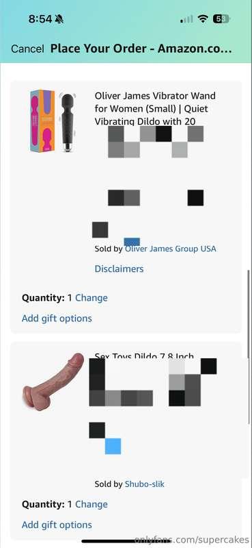 I ordered some new toys 😈 can’t wait to try them out for you..