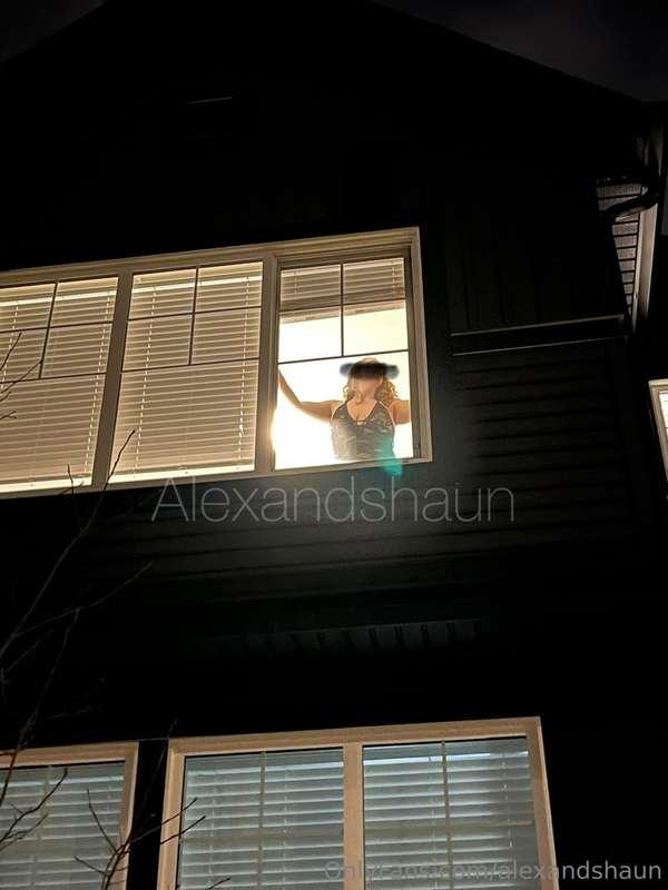I put on a show last night, my house faces a busy street wit..