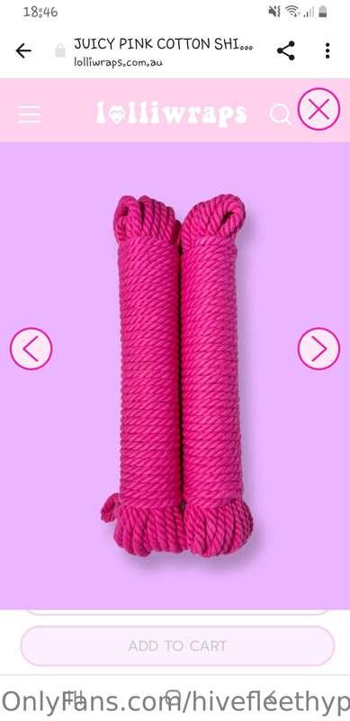 Guess you ordered the last 2 pack of this pink rope? 👀💖💖💖 

..