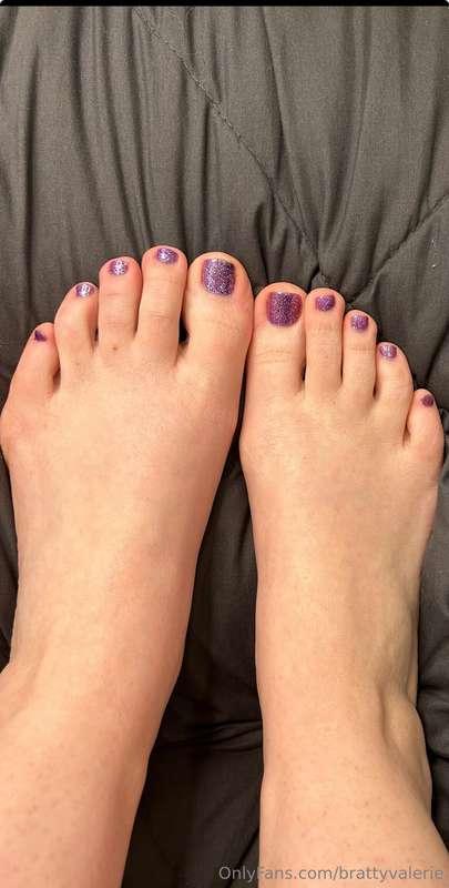 Just got a pedicure the other day, does anyone like feet?