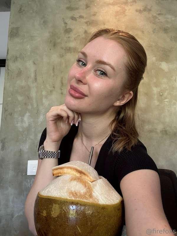 Care to quench my thirst with some coconut juice? I promise ..
