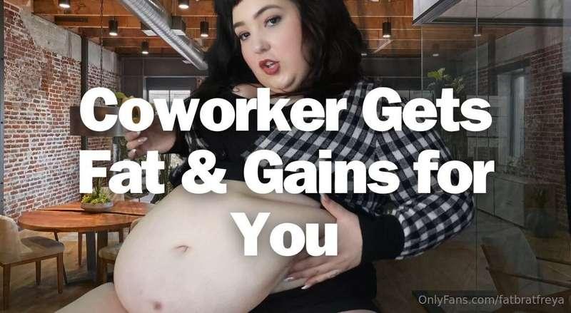 Coworker Gets Fat & Gains for You  It’s a lovely morning whe..