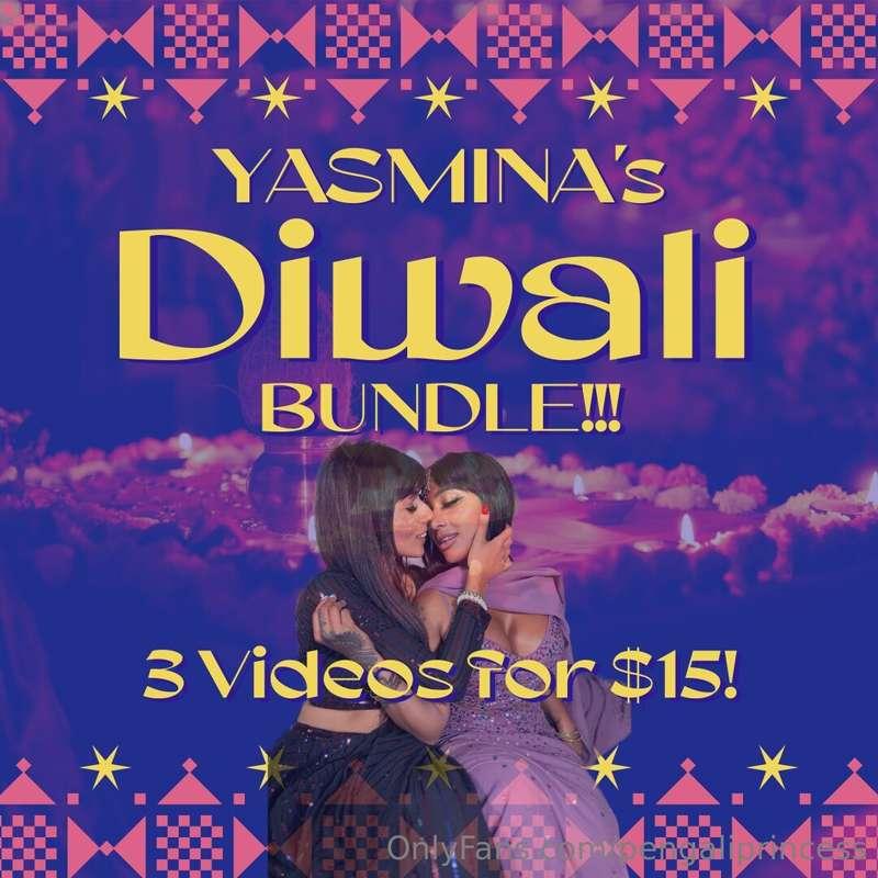 ❤️ HAPPY DIWALI! ❤️introducing... YASMINAS DIWALI BUNDLE! 🔥⭐..