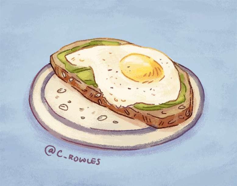 Avocado Toast! (GIF process)