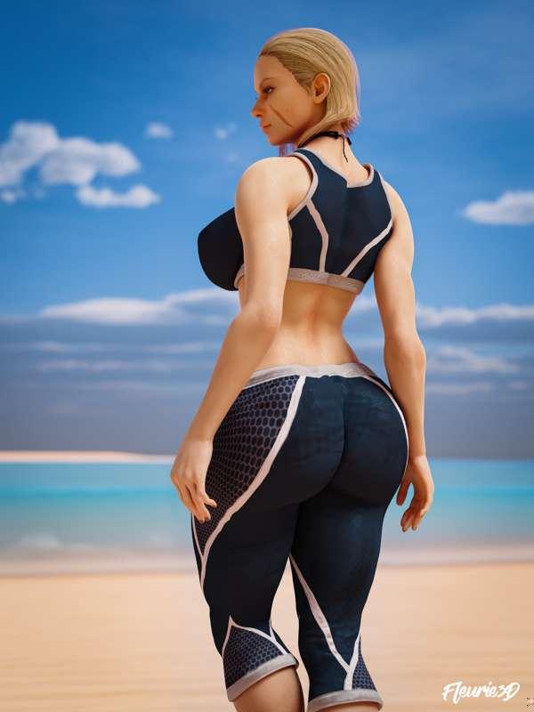 Cammy at the Beach II (SFW+NSFW/ 8K)