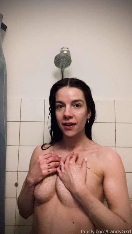 Wanna join me and my petite hairy body in the shower? 😈 #hairy #hairygirl #shower #petite #virginwhore #hairytits