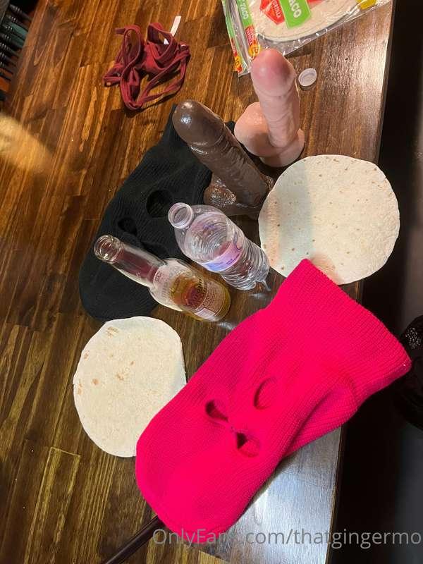 The Tortilla- Dildo challenge is on the wall of my paid page..