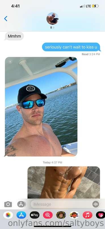 Keeping in touch 😈  Excited to get back south tmmrw. Hope y’..