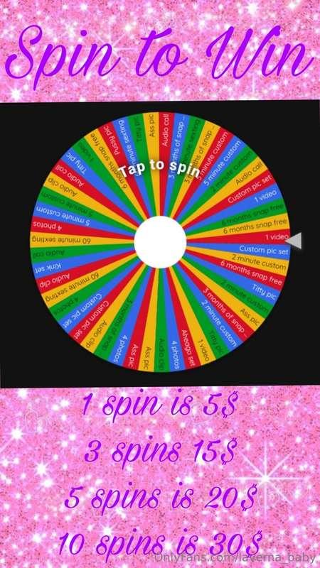 It's Spin the Wheel time!!! I know I've never done this but ..