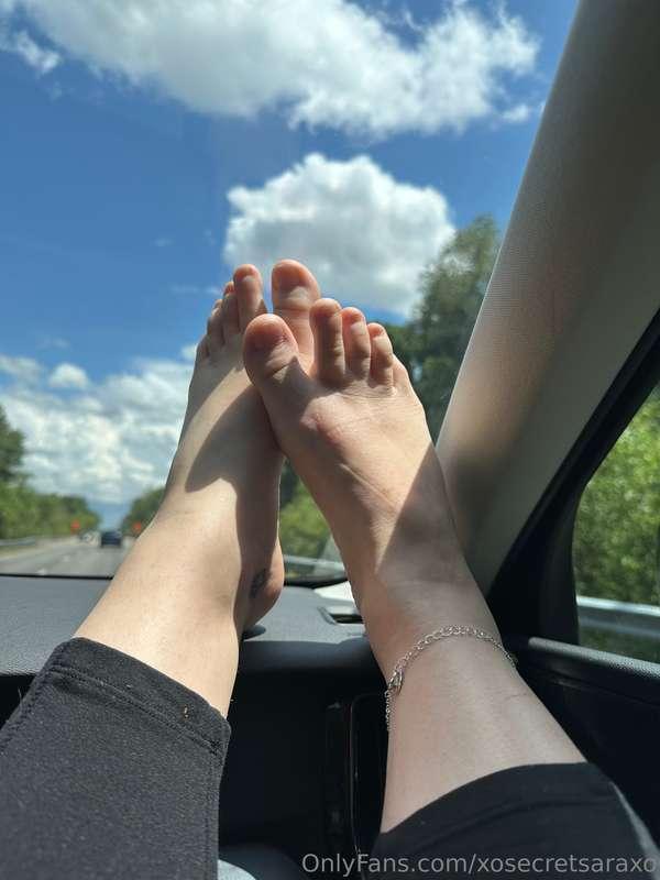 I could use a foot massage, any volunteers?