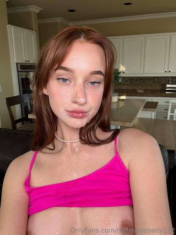 biggest facial of my life 💦💦💦💦💦