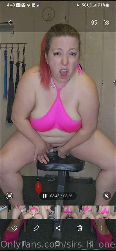 Anal training- watch me pump up my ass until I can't take it..