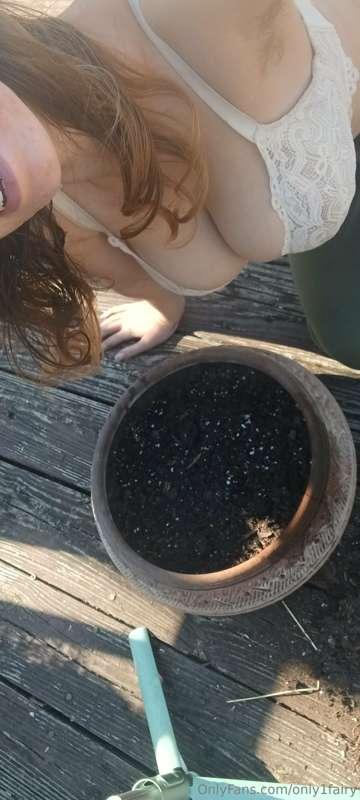Planted the rest of my microgreens on live today today!!! Ha..