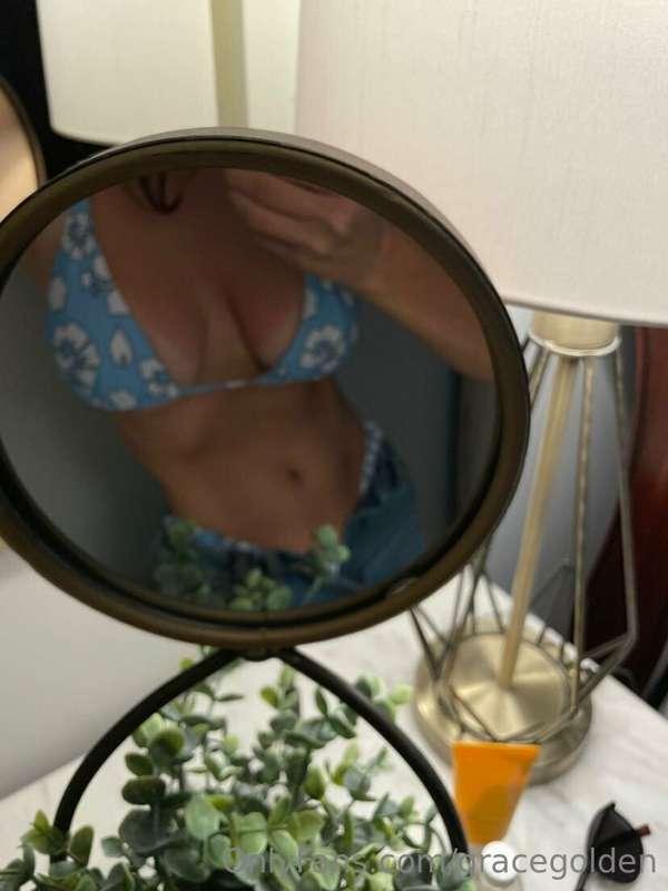 Mirror mirror on the wall who has the juiciest tits of them ..