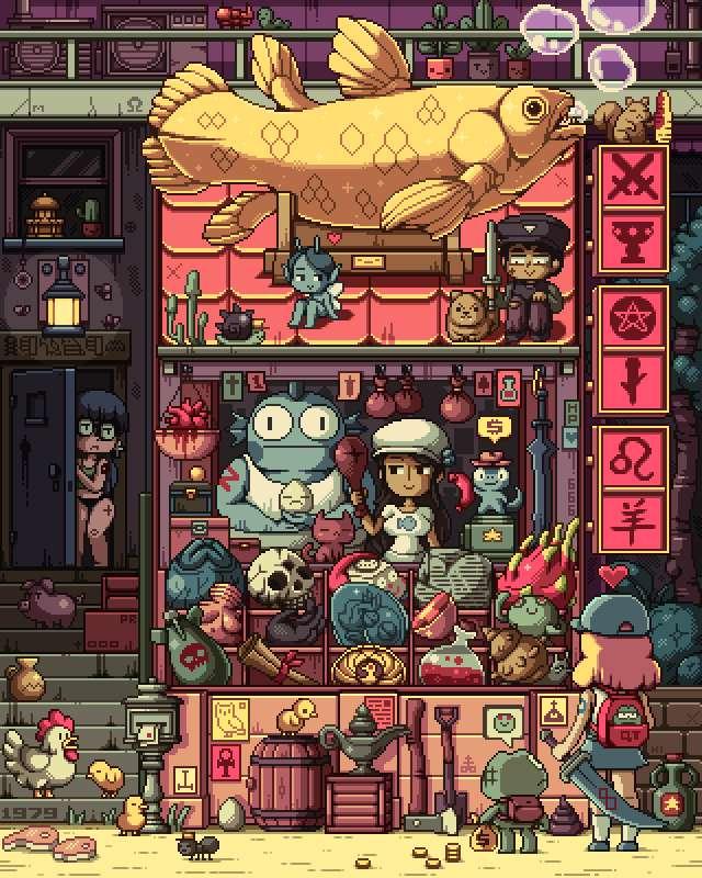 Junk Store on Coelacanth Street