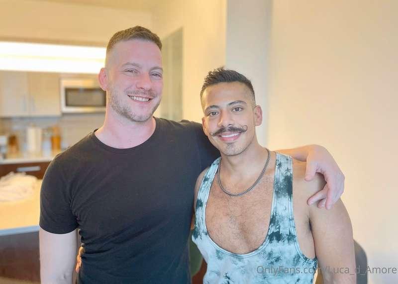 Me, @luca_d_amore and @santinox, before getting undressed