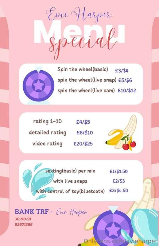 ✨SPECIAL OFFERS ✨  new spin the wheel live options 👉🏻   let ..