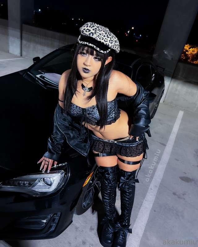I got a lot of positive feedback on this goshikku gyaru look..