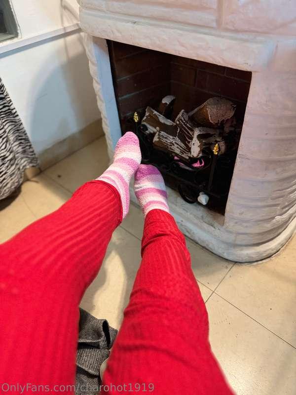 Rub your cock on my feet, I need some heat. 🥵