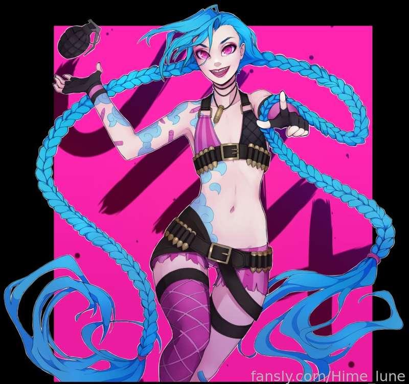 💖 I announce pre-orders for FANSIGNES in FANSERVICE COSPLAY of fantasy Jinx ✶⋆.˚ ~

❥ SFW version in fanservice wear 3$/€  
❥ NSFW version in min of wear 6$/€ 

✨ Payment is made by tip this post ♡ 
Along with the donation, write me what inscription I should add to the signature. It can be just a nickname or a name, or it can be something interesting. For example: "For my beloved Elon ♡" 

Pre-orders are available until the end of November 11th.

#Jinx #cosplay #fansign #fyp