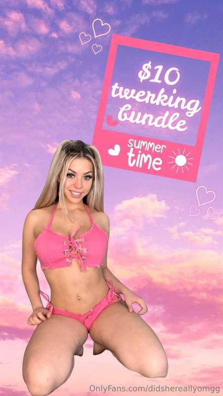 HURRY BEFORE I DELETE! 💕 tip $10 for a twerking bundle NOW!