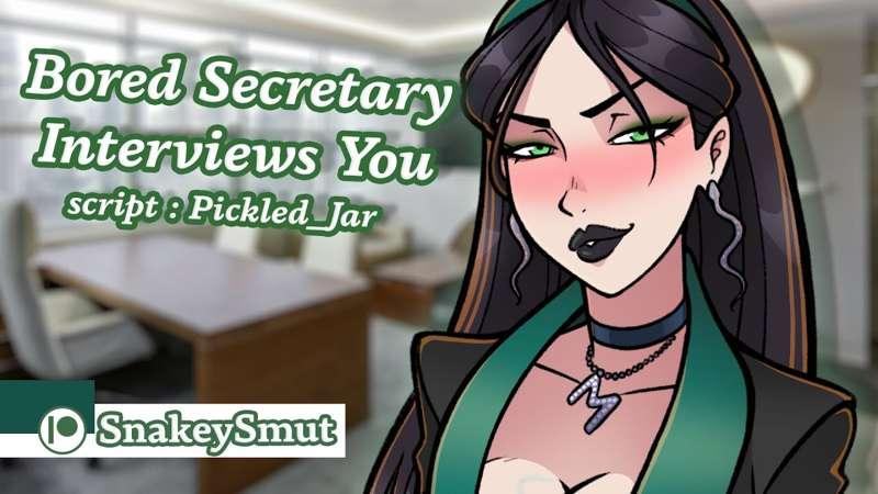 ASMR Roleplay | Bored Secretary Interviews You [Strangers to ???] [Sarcastic] [Slightly Flirty] [Typing]