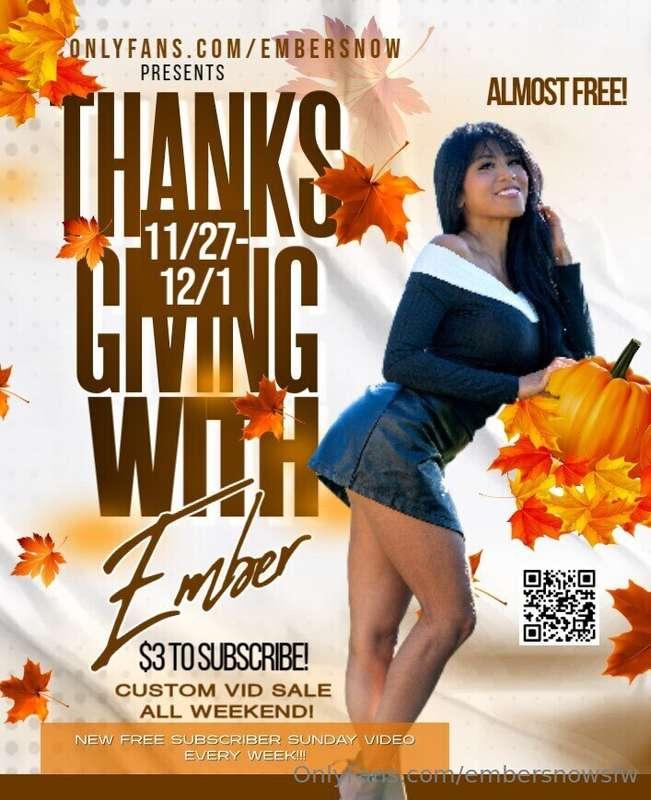 HAPPY THANKSGIVING WEEKEND!! To make your holiday driving an..