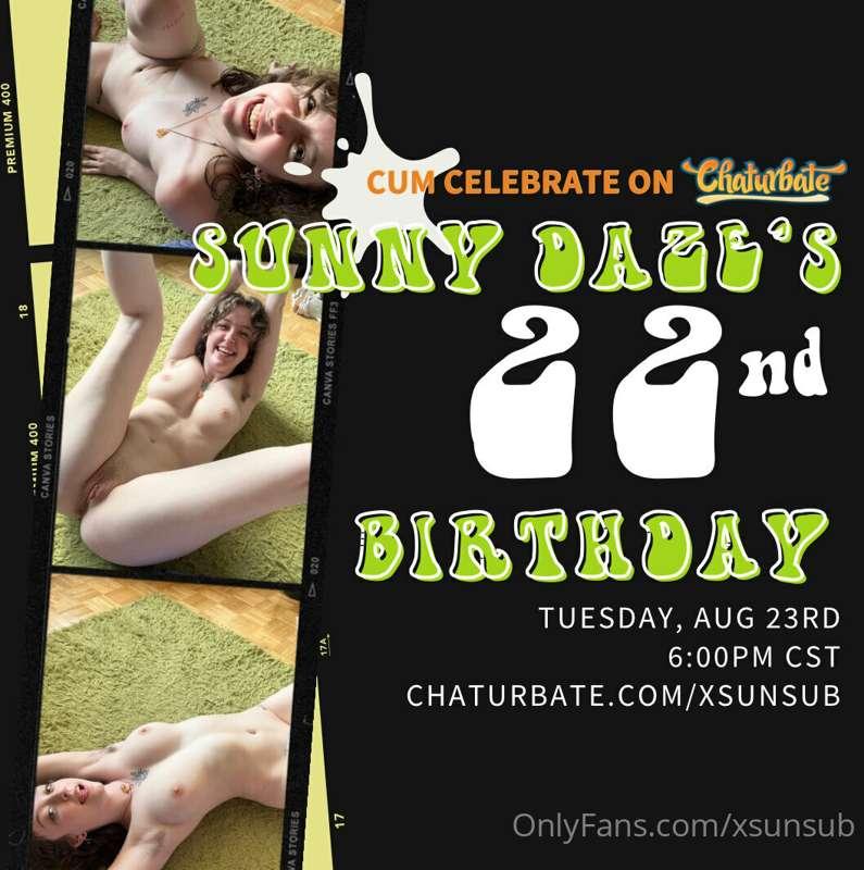 DONT FORGET! you're invited to my livestream birthday over o..