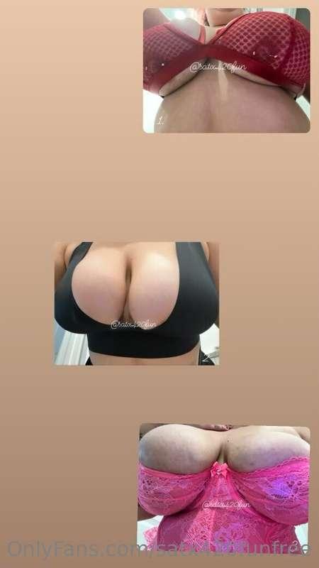 Don’t forget I do customs! Here’s the bra options I sent him..