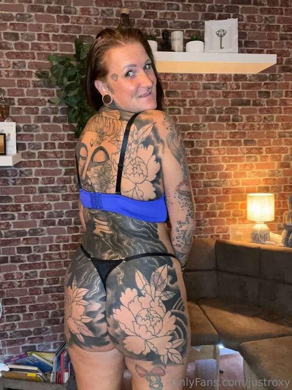 every inch of this tattooed ass was made to drive you crazy ..