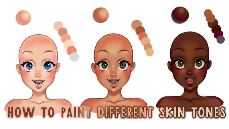 How to Paint Different Skin Tones ✍🏽🎨| July 2023 Tutorial 