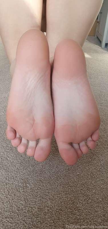 Like my feet? 😜. If you want to see much more explicit versi..