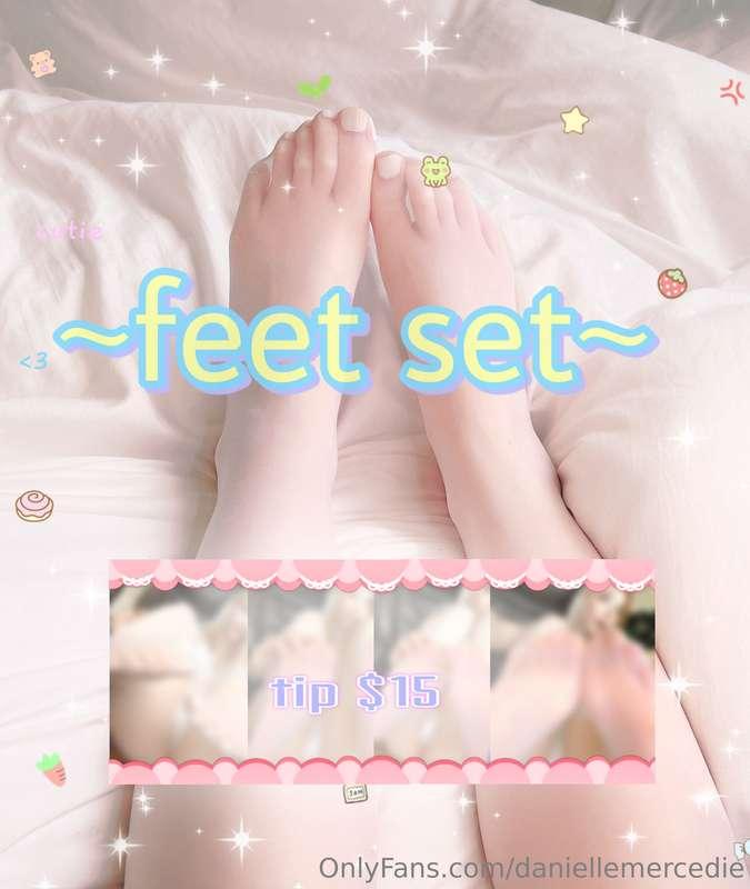 ~Tip $15 for the whole feet set~