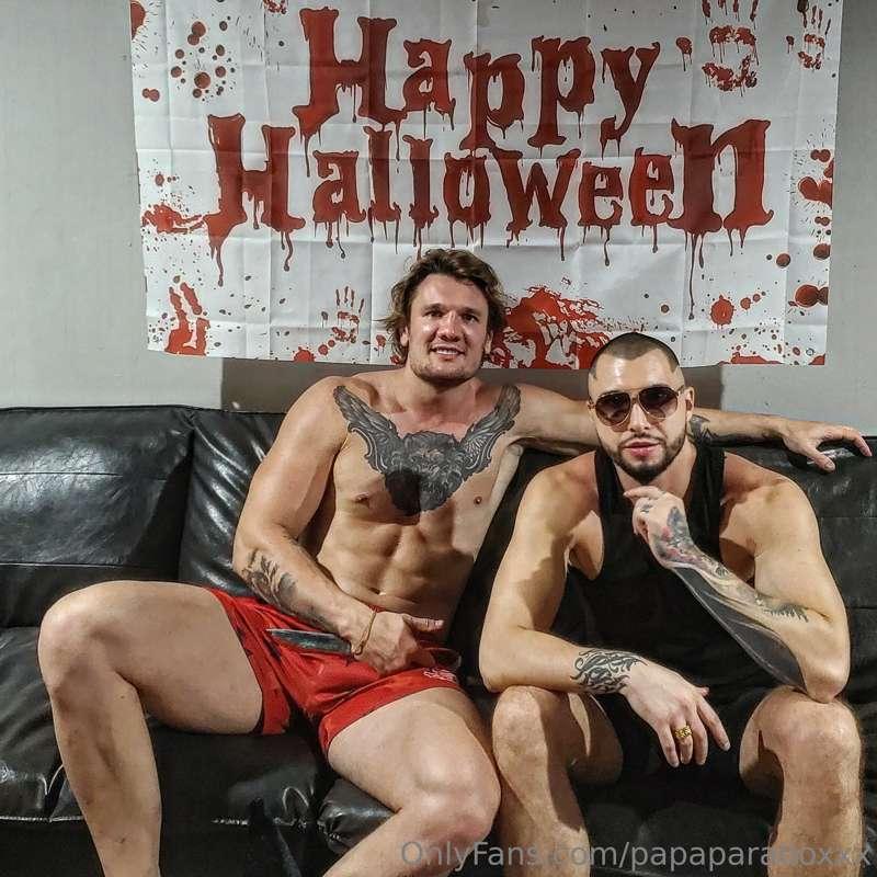 My brother the Giant and I are having a Halloween orgy tonig..