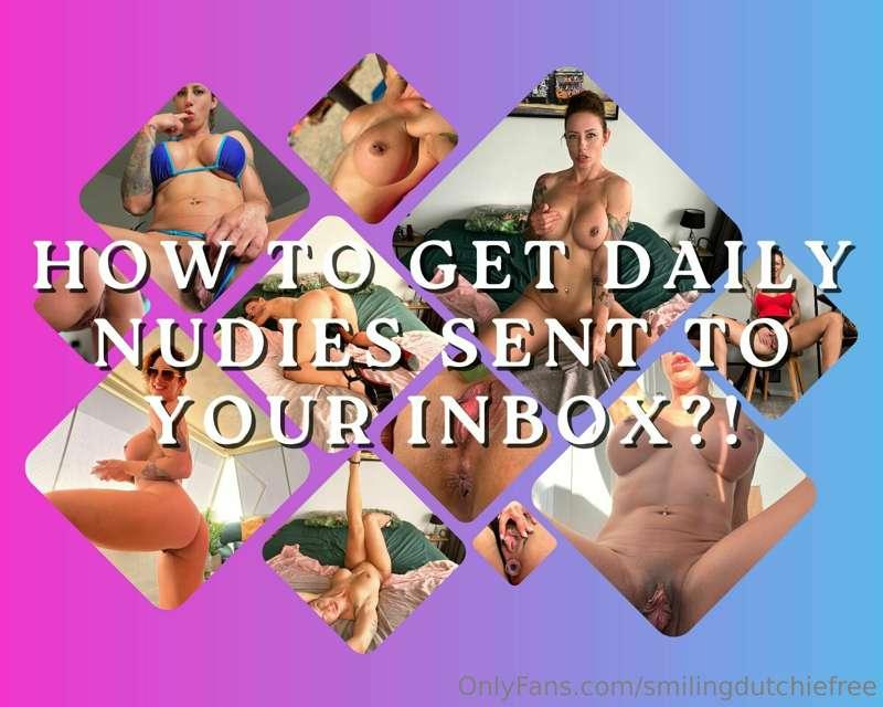 *Who wouldn't enjoy* ***every day nudies*** sent to their in..
