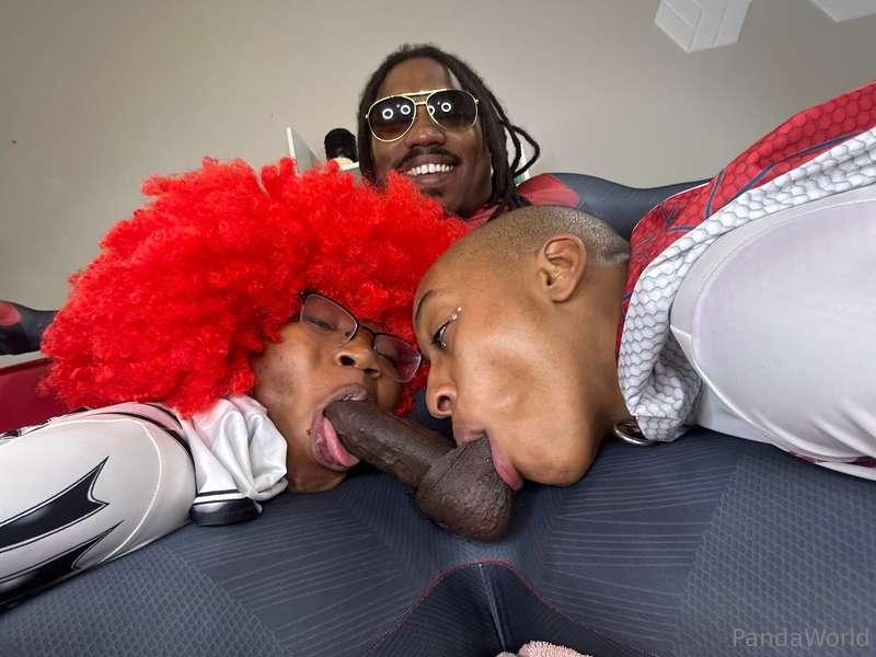 NEW VIDEO! Spider-Sluts! Threesome with Daddy and Nova with ..