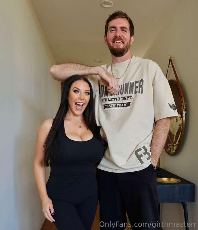 I just shot with ANGELA WHITE! 

I was keeping it secret in ..