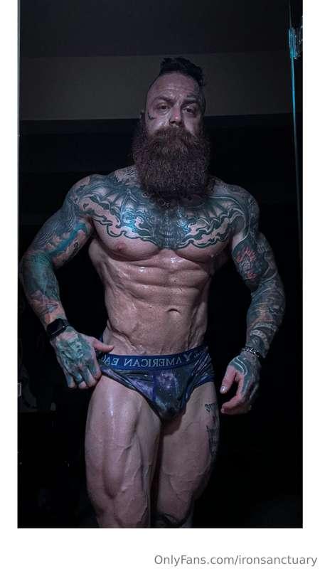 Abs tight, cock harder. Feel the tension? 😏