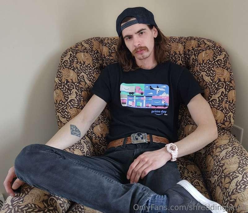 Pulling my cock out and showing some ass.