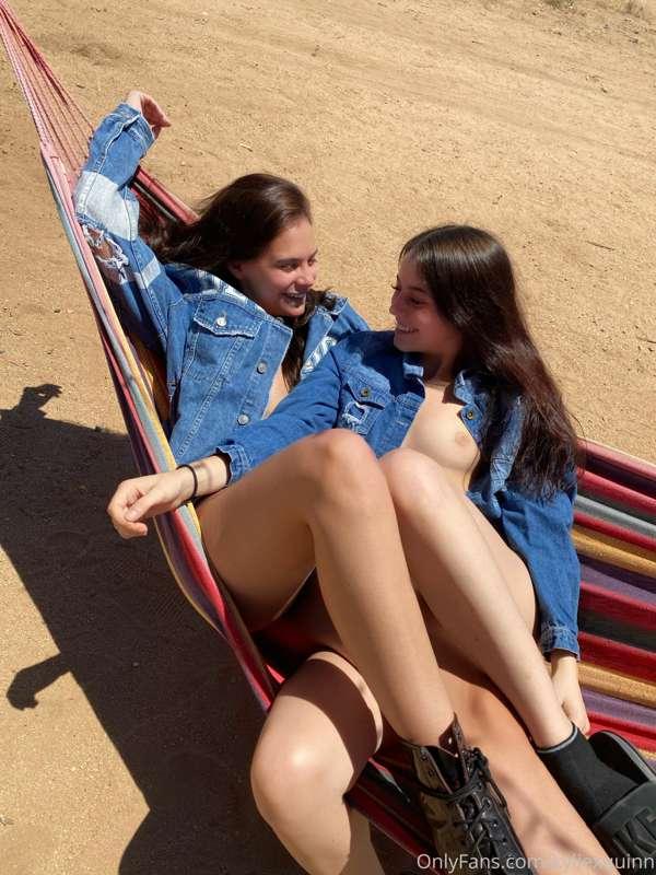 desert, hammock, titties... what more could a girl want?