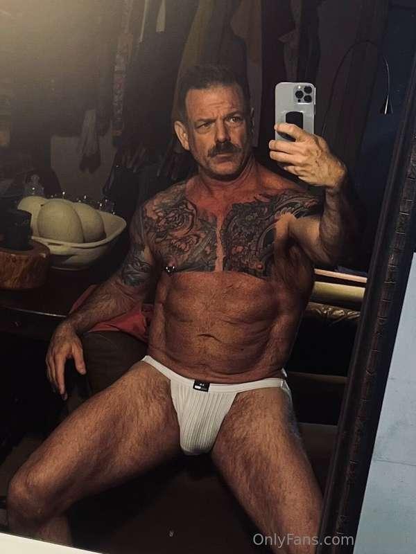 I think I’m just going to stay jock’d all day.  Prepping ano..