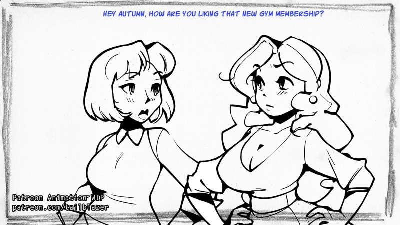 Autumn Never Skips Leg Day (WIP Animation) - check description.