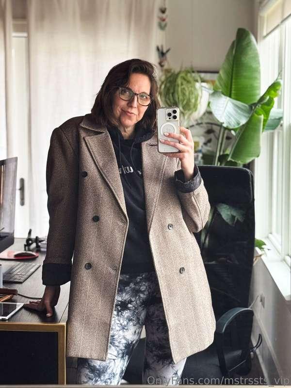 How about lingerie under a pea coat and hoodie?I just went o..