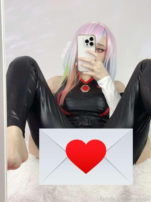 I'll spread my legs for you~

#lucy #cyberpunk #cosplay