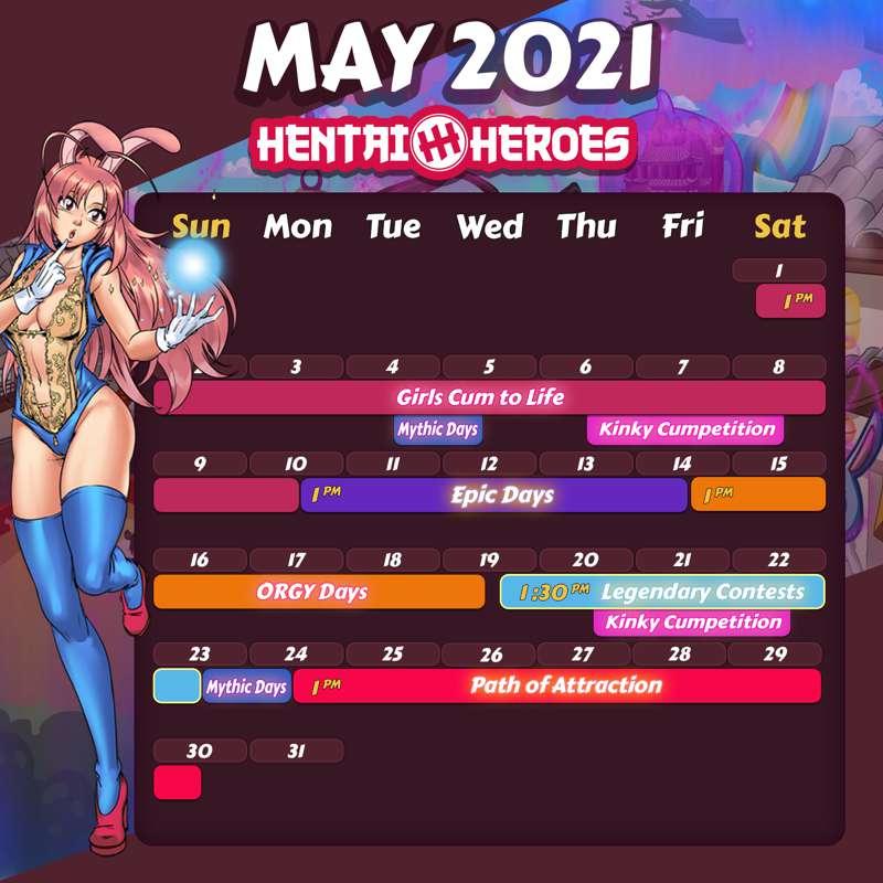Full calendar + small art post