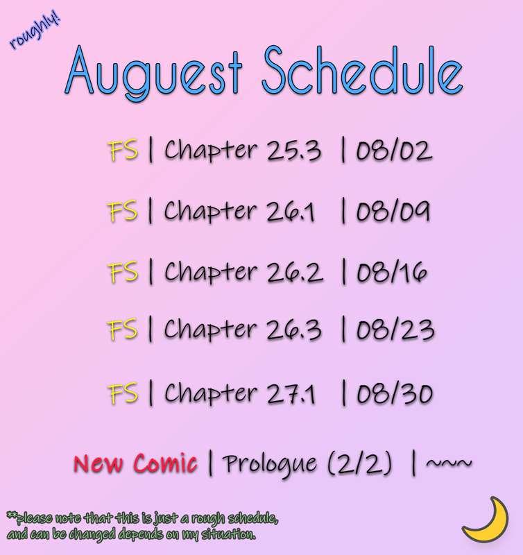 August Schedule!