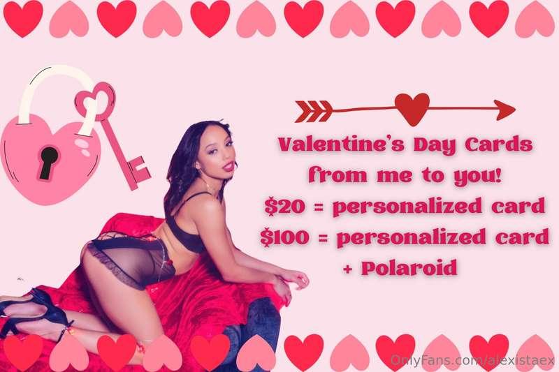 𝐖𝐚𝐧𝐭 𝐚 𝐕𝐚𝐥𝐞𝐧𝐭𝐢𝐧𝐞'𝐬 𝐃𝐚𝐲 𝐜𝐚𝐫𝐝 𝐟𝐫𝐨𝐦 𝐦𝐞? ❣️𝐓𝐢𝐩 $𝟐𝟎 𝐟𝐨𝐫 𝐚 𝐩𝐞𝐫𝐬𝐨𝐧𝐚..