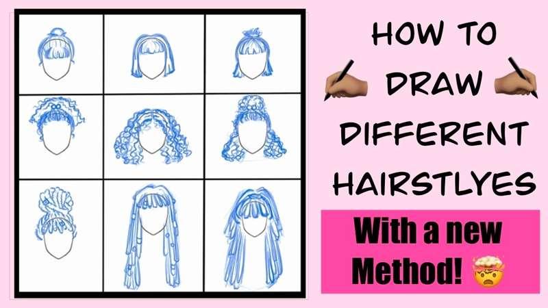 How to Draw Different Hairstyles | October 2023 Tutorial